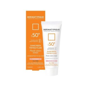 کرم ضد آفتاب درماتیپیک بژ رز برای پوست چرب +SPF 50
