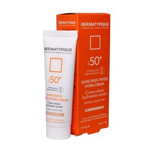 کرم ضد آفتاب رنگ طبیعی برای پوست خشک SPF 50 درماتیپیک